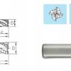 Frez Węglikowy VHM GRYZAK ZGRUBNY 12 x 75 mm TiSiN - obrazek 3