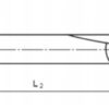 Frez VHM Prosty do Drewna Styroduru 6 x 32 x 60 mm - obrazek 4
