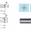 Frez VHM Promieniowy 3 x R1 x 4D x 50 mm 45 HRC - obrazek 4