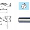 Frez Węglikowy Mikro VHM 0,7 x 1,4 x 4D x 50 mm TiSiN 55 HRC - obrazek 5