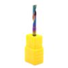 Frez VHM 1 piórowy do PVC 3.175 x 17 x 38 mm 55 HRC DLC - obrazek 2