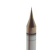 Frez Węglikowy Mikro VHM 0,3 x 0,6 x 4D x 50 mm TiSiN 55 HRC - obrazek 4