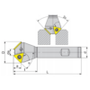 Frez Składany Pogłębiacz Fazownik 45° D20 x 16D x 120 mm TCMT16T3 - obrazek 4