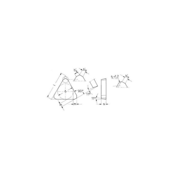 Plytka Wieloostrzowa Frezarska TPKN2204 PRP JT-252 - 10 szt. - obrazek 4