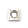 Płytki VHM Wieloostrzowe do PVC 12x12x2,2 mm 30 ° - 10 szt - obrazek 3