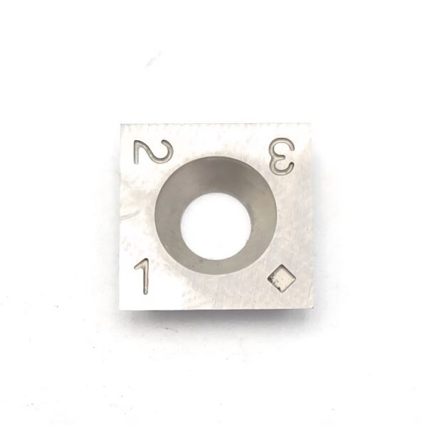 Płytki VHM Wieloostrzowe do PVC 12x12x2,2 mm 30 ° - 10 szt - obrazek 3