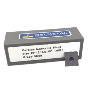 Płytki VHM Wieloostrzowe do PVC 12 x 12 x 1,5 x 35* x R0.5 z łamaczem - 10 szt