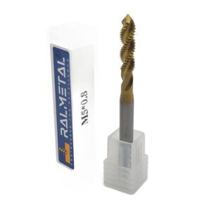 Gwintownik Maszynowy Skrętny HSS-CO M5x0.8 mm H2 TiSiN DIN371