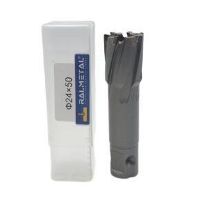 Frez Wiertło Trepanacyjny VHM TCT 24 x 50 mm - Weldon 19,05 Nitto
