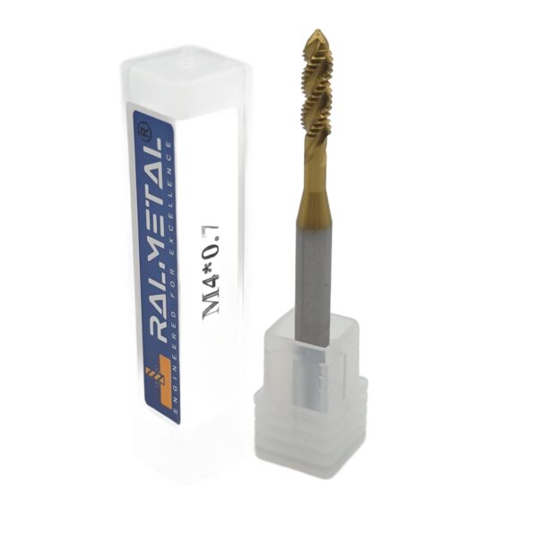 Gwintownik Maszynowy Skrętny HSS-CO M4x0.7 mm H2 TiSiN DIN371